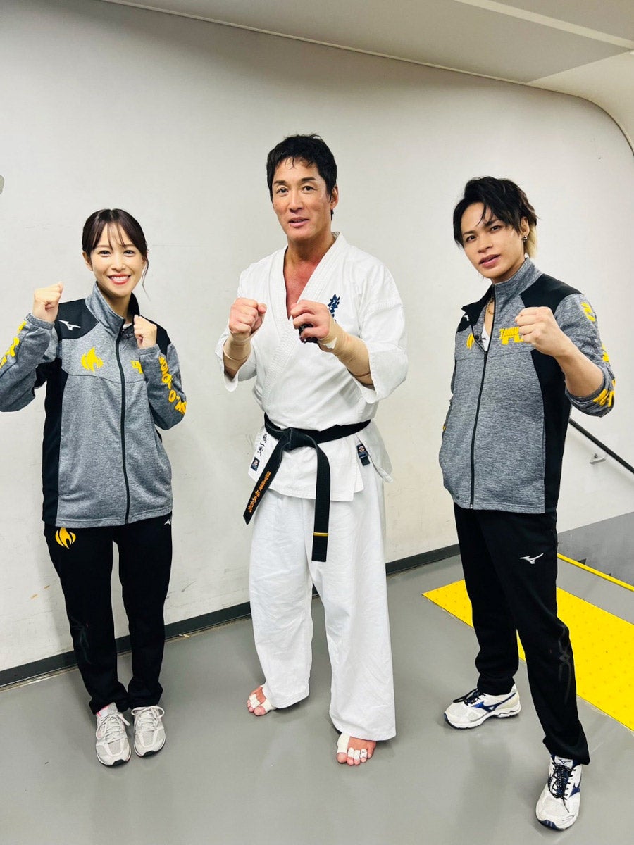 鷲見玲奈、長嶋一茂、上田竜也（C）TBS