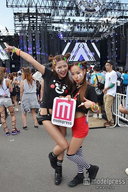 会場に集まったオシャレ女子たち