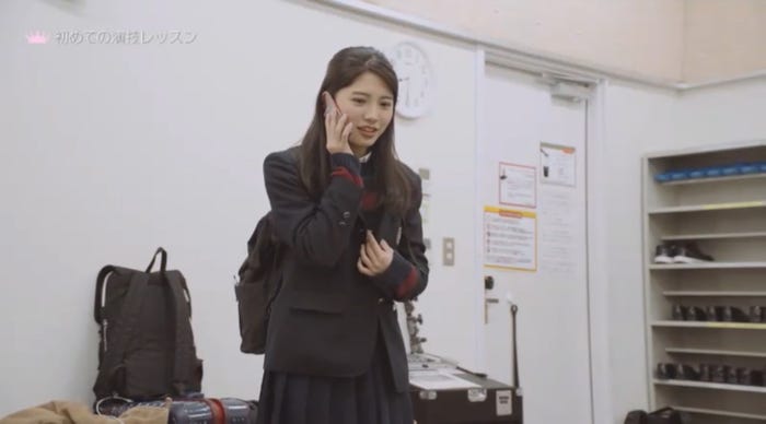 ざわこの演技/「女子高生ミスコンFINALIST~ハレトキドキJK~」より(提供画像)