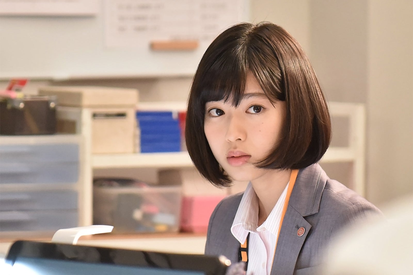 白石聖／「Missデビル 人事の悪魔・椿眞子」第4話より（C）日本テレビ