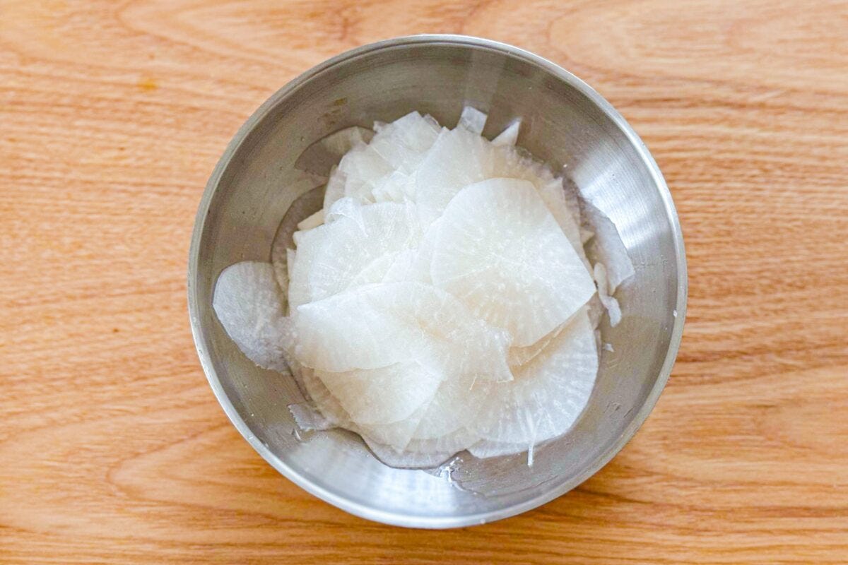 ツナと大根の和え物
