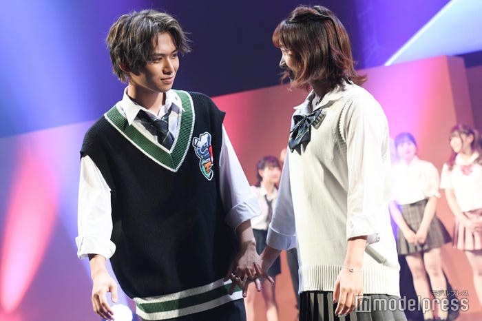 中里真哉斗、上ノ堀結愛 (C)モデルプレス