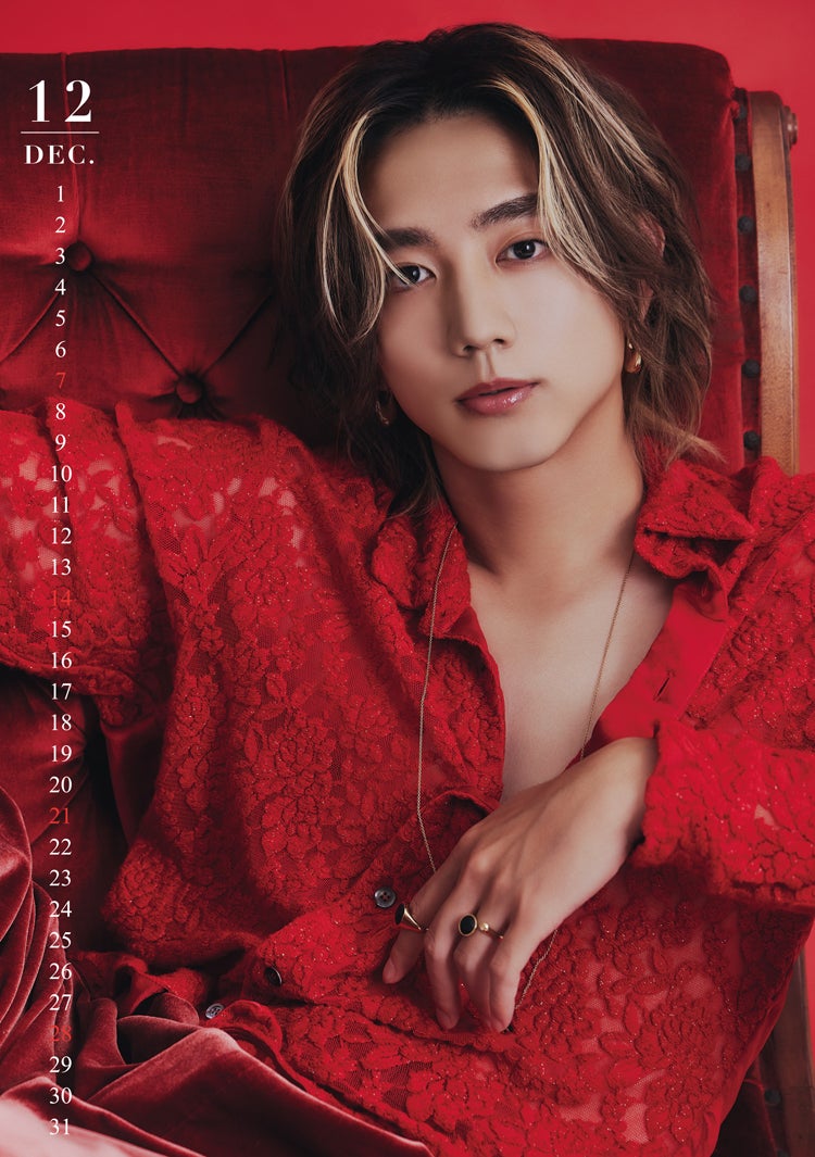 「駒木根葵汰カレンダー2025」12月オモテ（C）ホリプロ／ハゴロモ