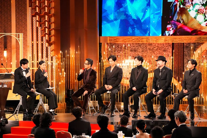 羽鳥慎一、安藤サクラ、内野聖陽、大沢たかお、岡田将生、佐藤二朗、山田孝之(C)日本アカデミー協会