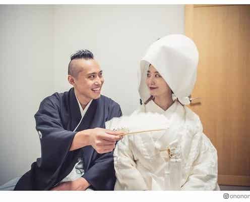おのののか、塩浦慎理選手との結婚2周年報告 和装の見つめ合いショットに「素敵」「微笑ましい」