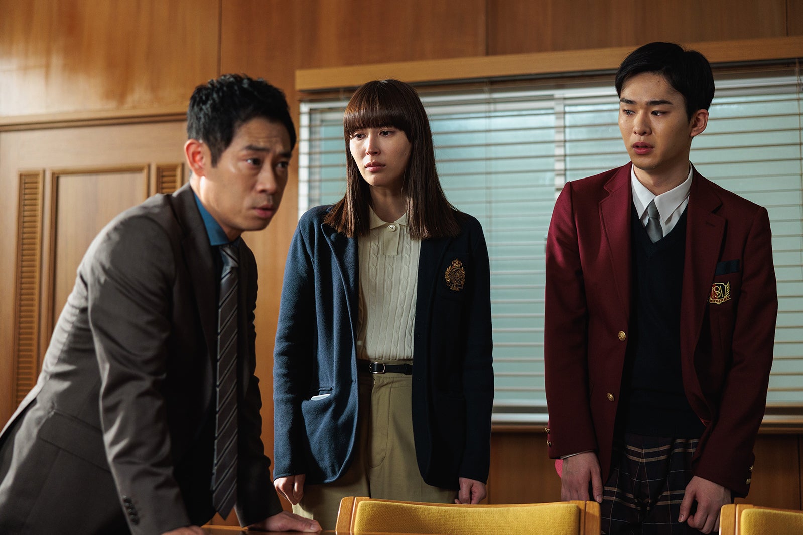 伊藤淳史、広瀬アリス、吉田晴登「なんで私が神説教」第3話（C）日本テレビ