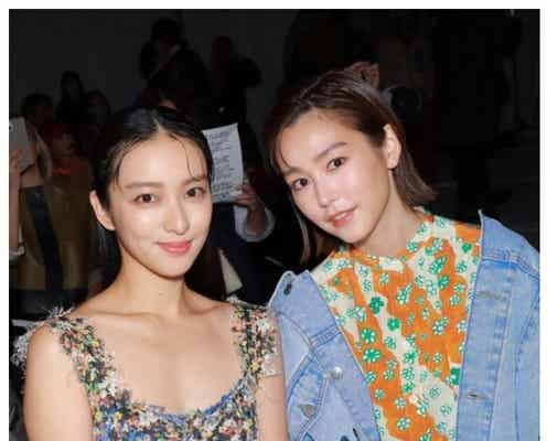 桐谷美玲、武井咲との久々自撮り2ショット公開「猫目三姉妹思い出す」「美しすぎる」ファン歓喜