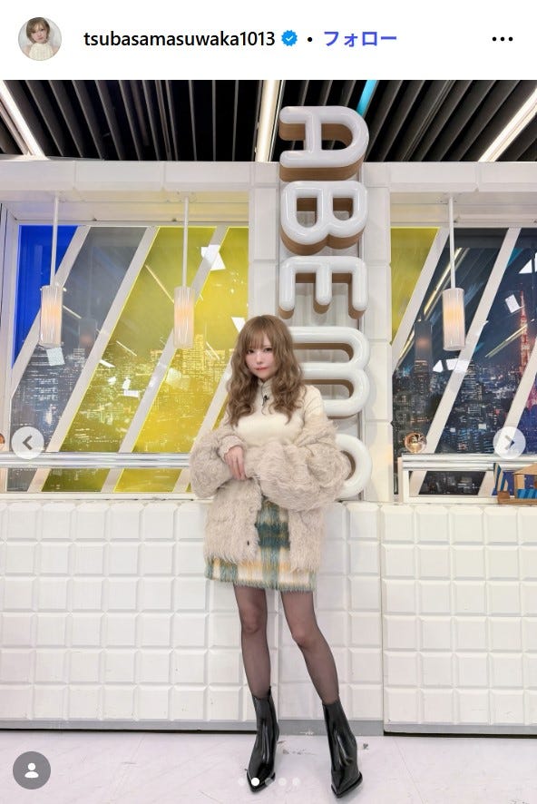 益若つばさInstagramより