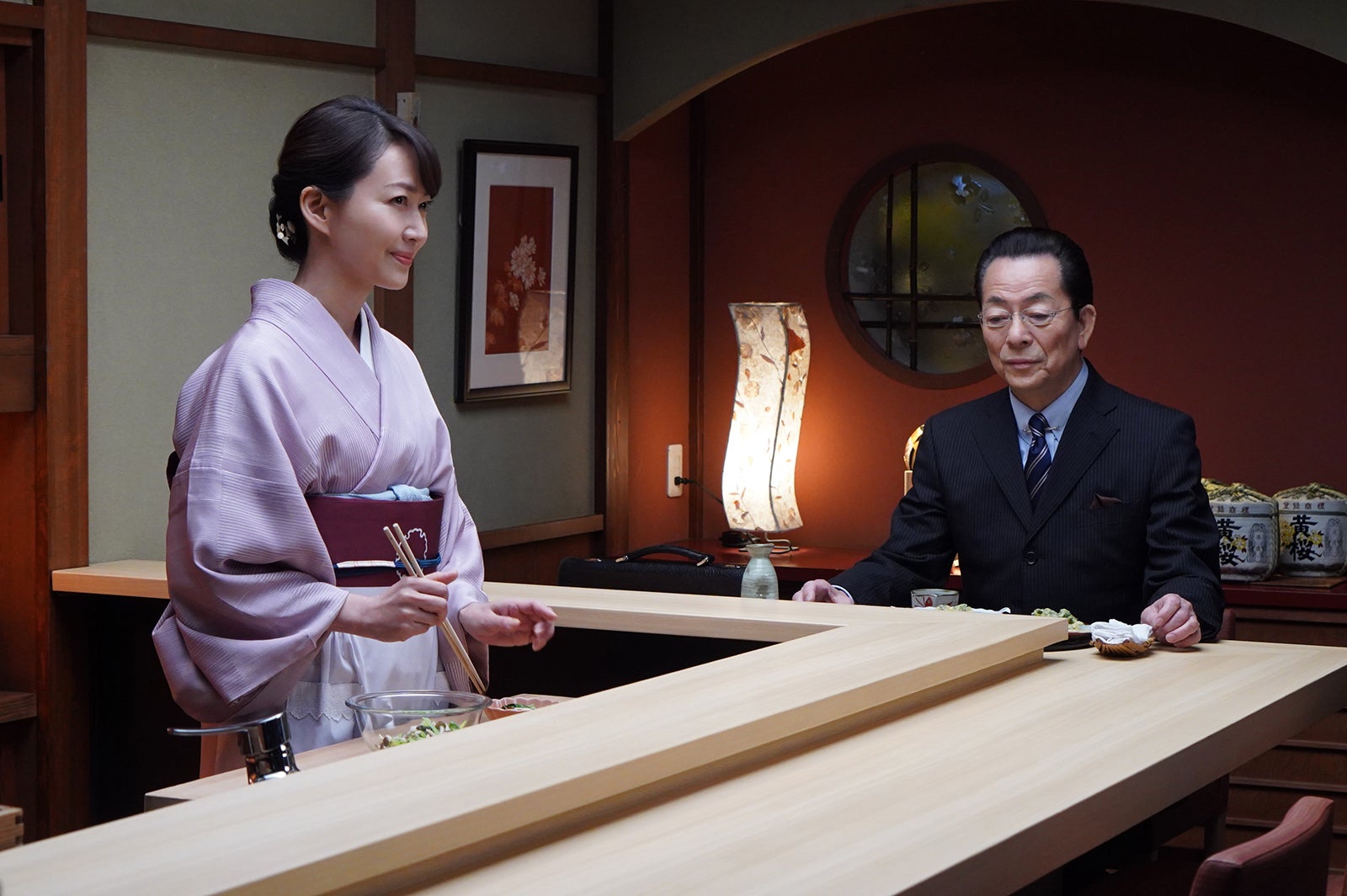 森口瑤子、水谷豊「相棒season22」第17話より（C）テレビ朝日