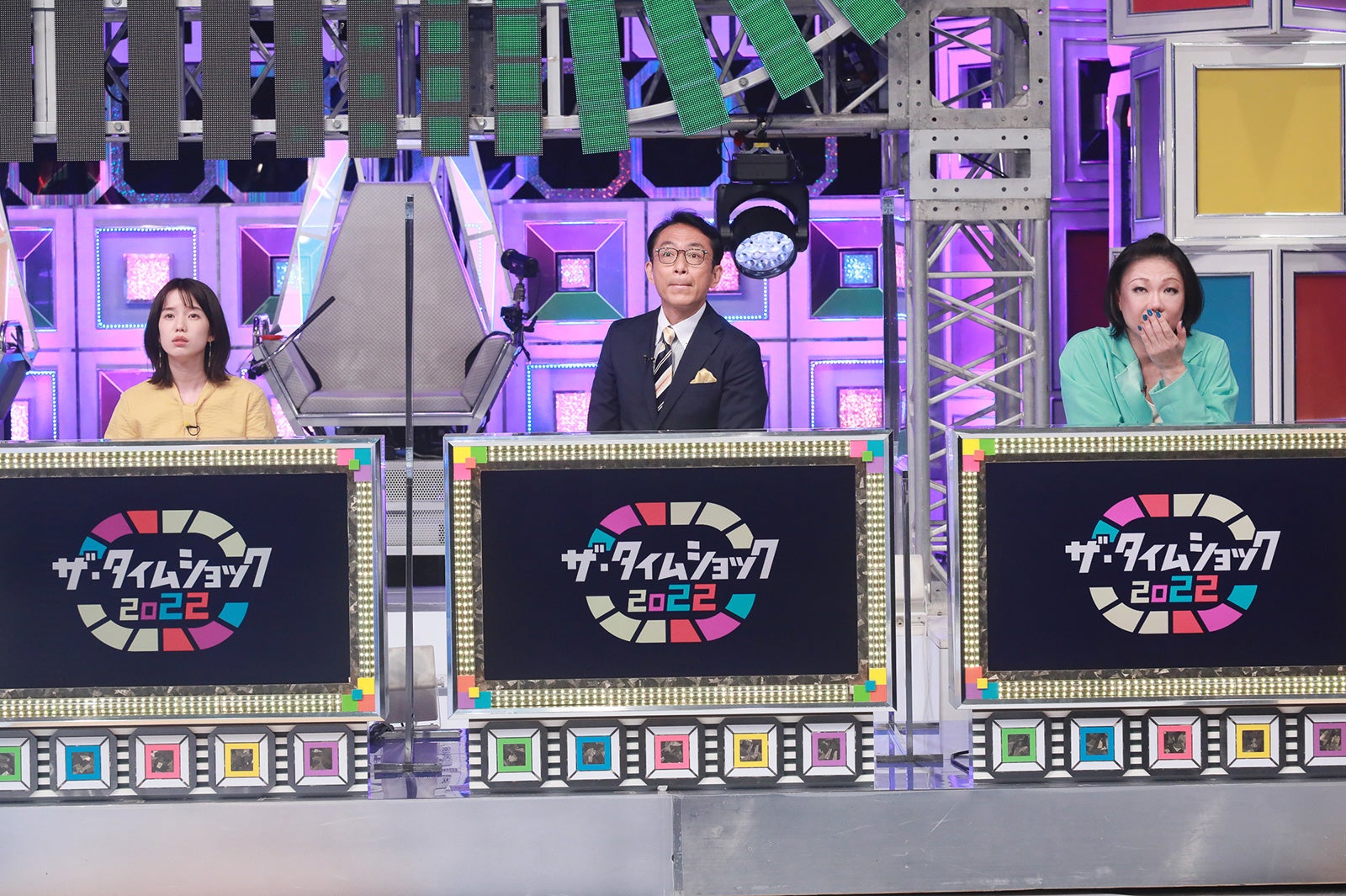 弘中綾香アナウンサー、福澤朗、ミッツ・マングローブ（C）テレビ朝日