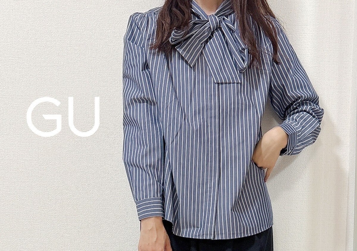 甘すぎずカジュアルにも使える♡GUの高見えブラウスが着回し力抜群だった