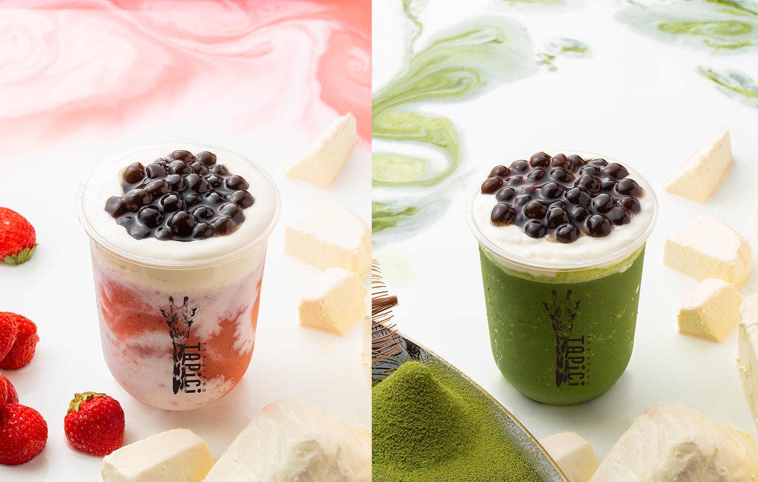 タピチ「いちごミルクスムージー」「宇治抹茶スムージー」新登場