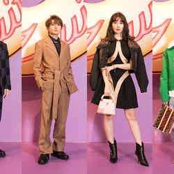 （左から）岩田剛典、Nissy、小嶋陽菜、岩橋玄樹（C）Louis Vuitton