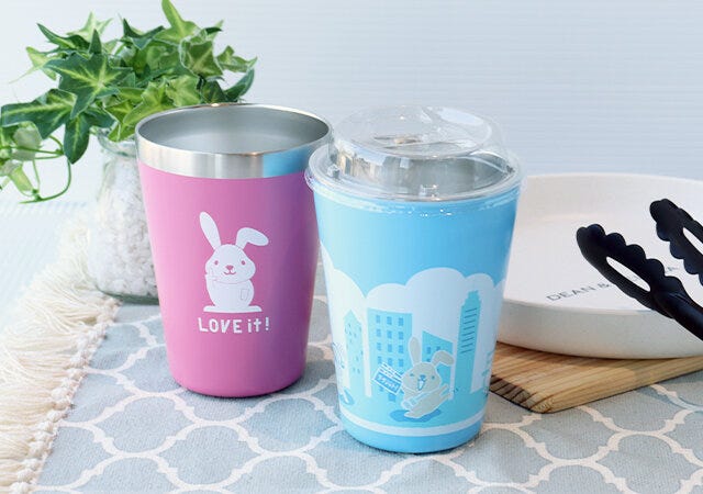 宝島社　ラヴィット！　ラッピー　TBS　雑誌　ムック本　付録　真空断熱タンブラー　使用例　食事　アウトドア