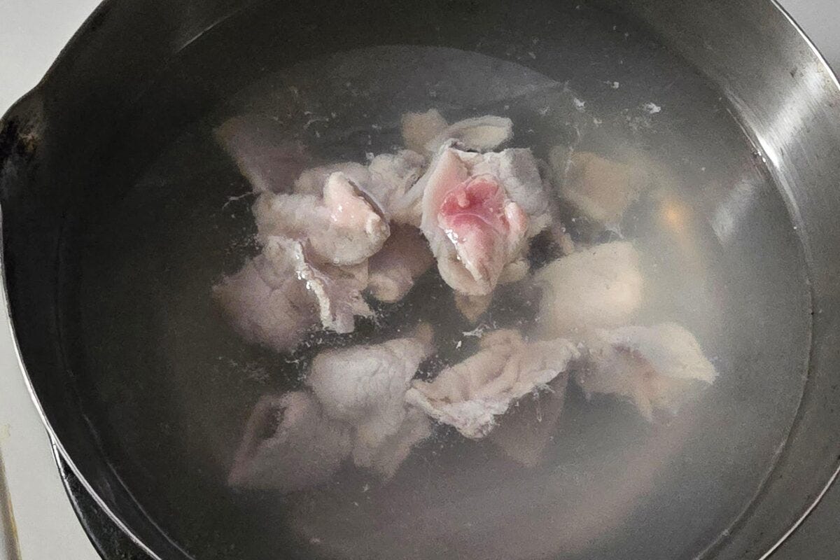 豚ネギ塩そうめん・豚