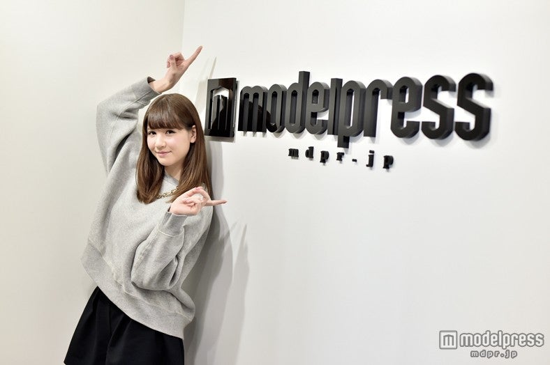 モデルプレスに来社／柏麗奈
