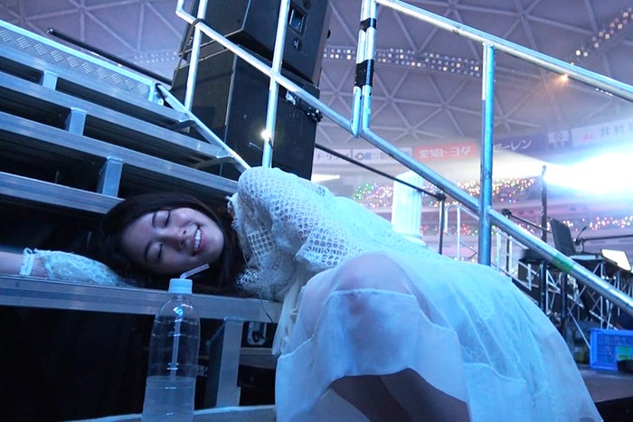 世界選抜総選挙舞台裏での松井珠理奈（C）2018「SKE48ドキュメンタリー（仮）」製作委員会