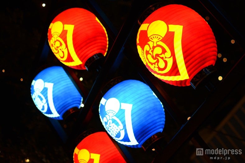 夜には提灯ライトアップ