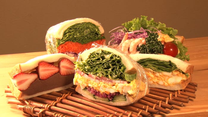地明さんのサンドイッチ(写真提供:関西テレビ)