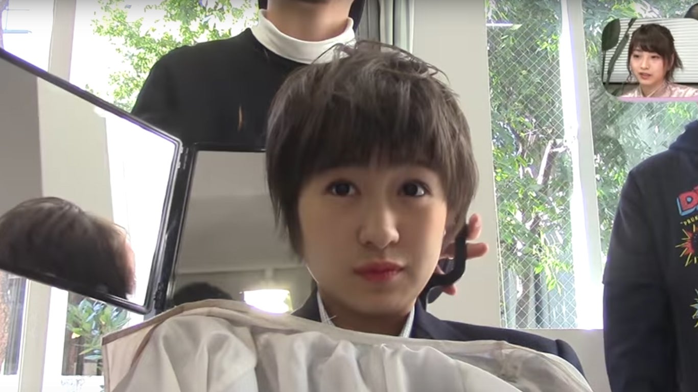 カット後のまほっちゃん／番組「＃女子高生ミスコン 2016-2017 FINALIST」第6回より（画像提供：女子高生ミスコン）