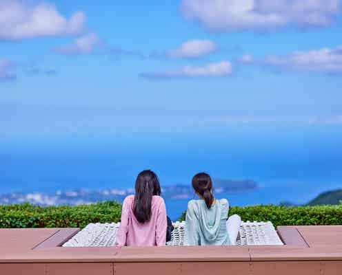 静岡に絶景テラス「パノラマテラス1059」大自然のパノラマビューを特等席で堪能