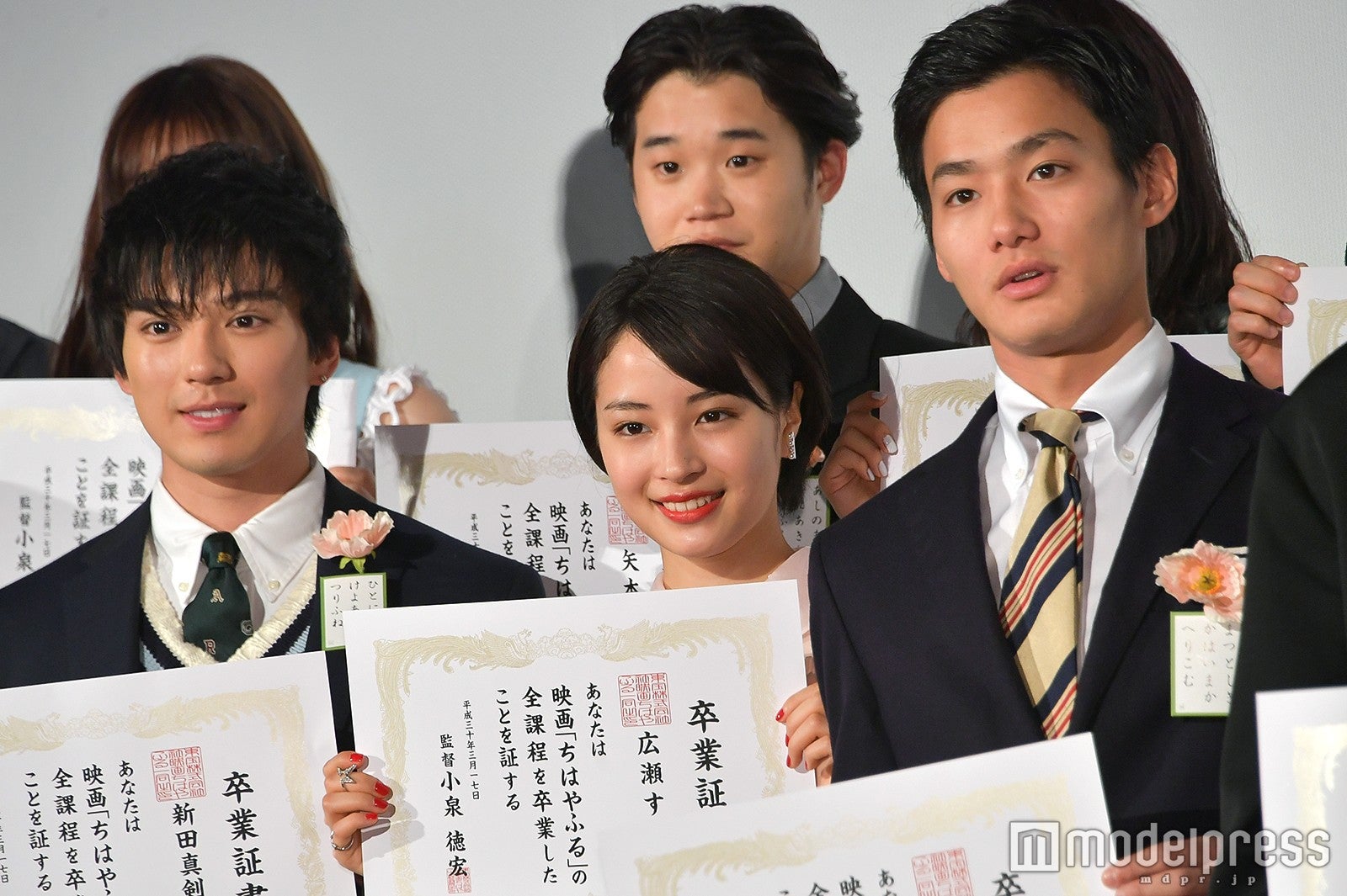 新田真剣佑、広瀬すず、野村周平 （C）モデルプレス