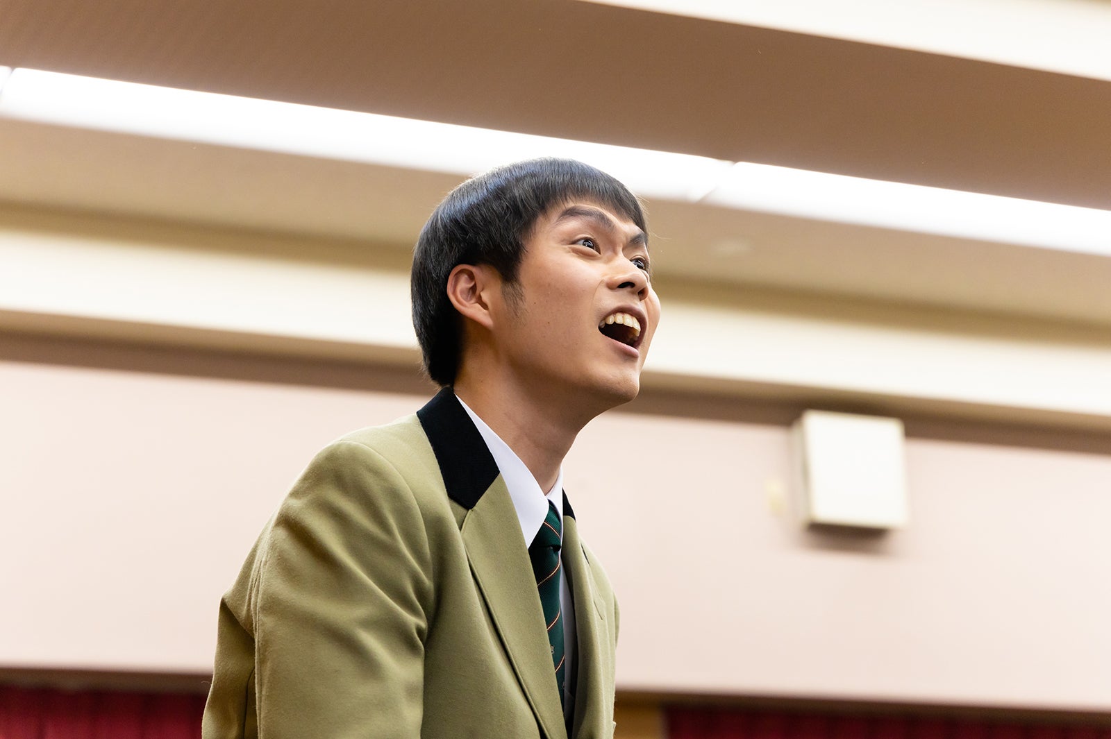 細田佳央太 「もしも、イケメンだけの高校があったら」より（C）テレビ朝日