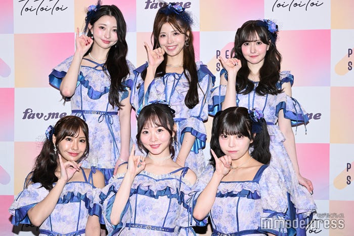 Toi Toi Toi(後列左から)橋本萌花、一条カオリ、前垣さら(前列左から)星野ティナ、谷屋杏香、さくらもも(C)モデルプレス
