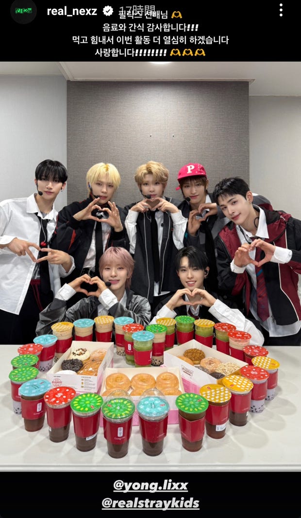 NEXZ公式Instagramストーリーズより