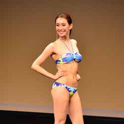 「2013ミス・アース・ジャパン　日本代表選考会」で水着審査に挑んだ堀川優さん