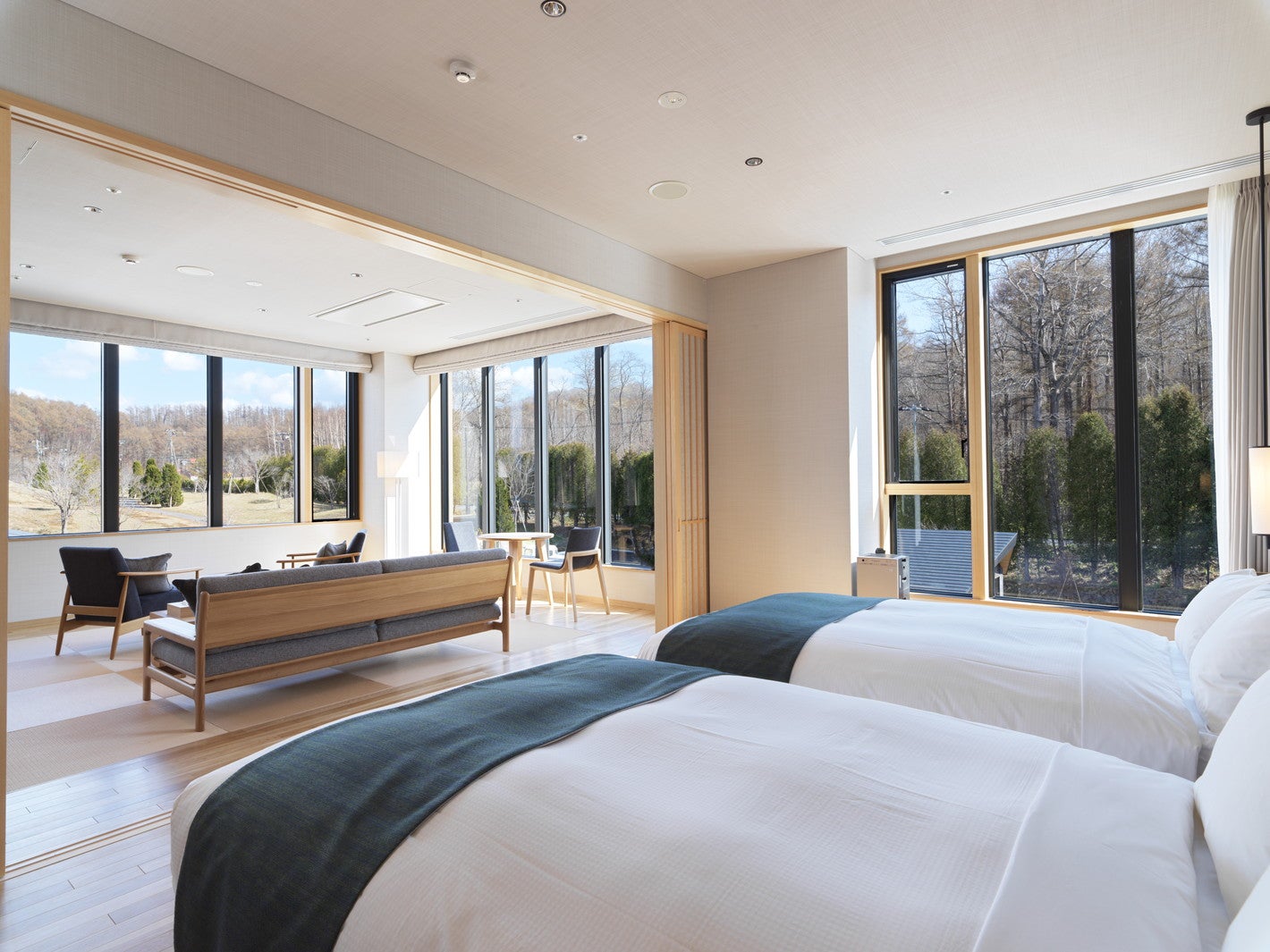 北海道に温泉ホテル「洞爺湖 鶴雅リゾート 洸の謌」北国のライフスタイルを体感