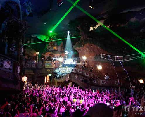 ハローキティもDJプレイ、夜のピューロランドでコスプレハロウィン