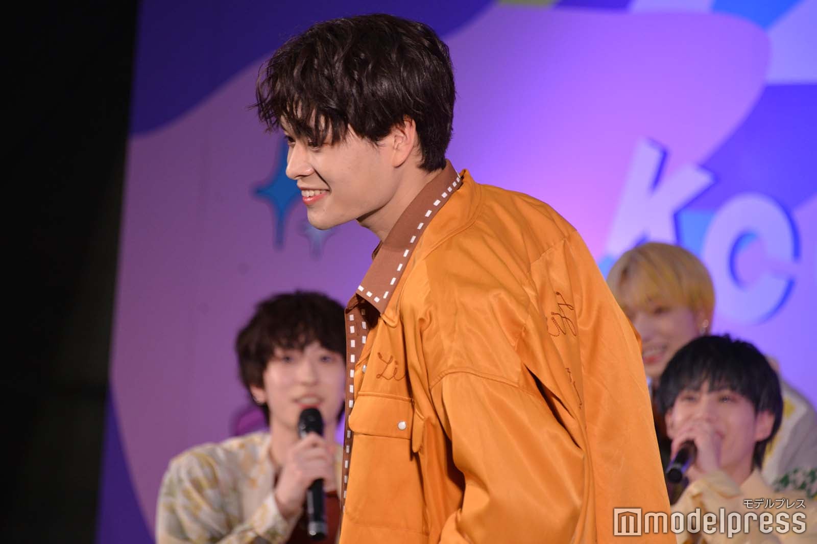 おかえりの一言を披露する海帆 （C）モデルプレス