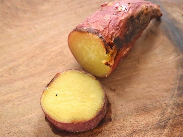 焼き芋にしたシルクスイート