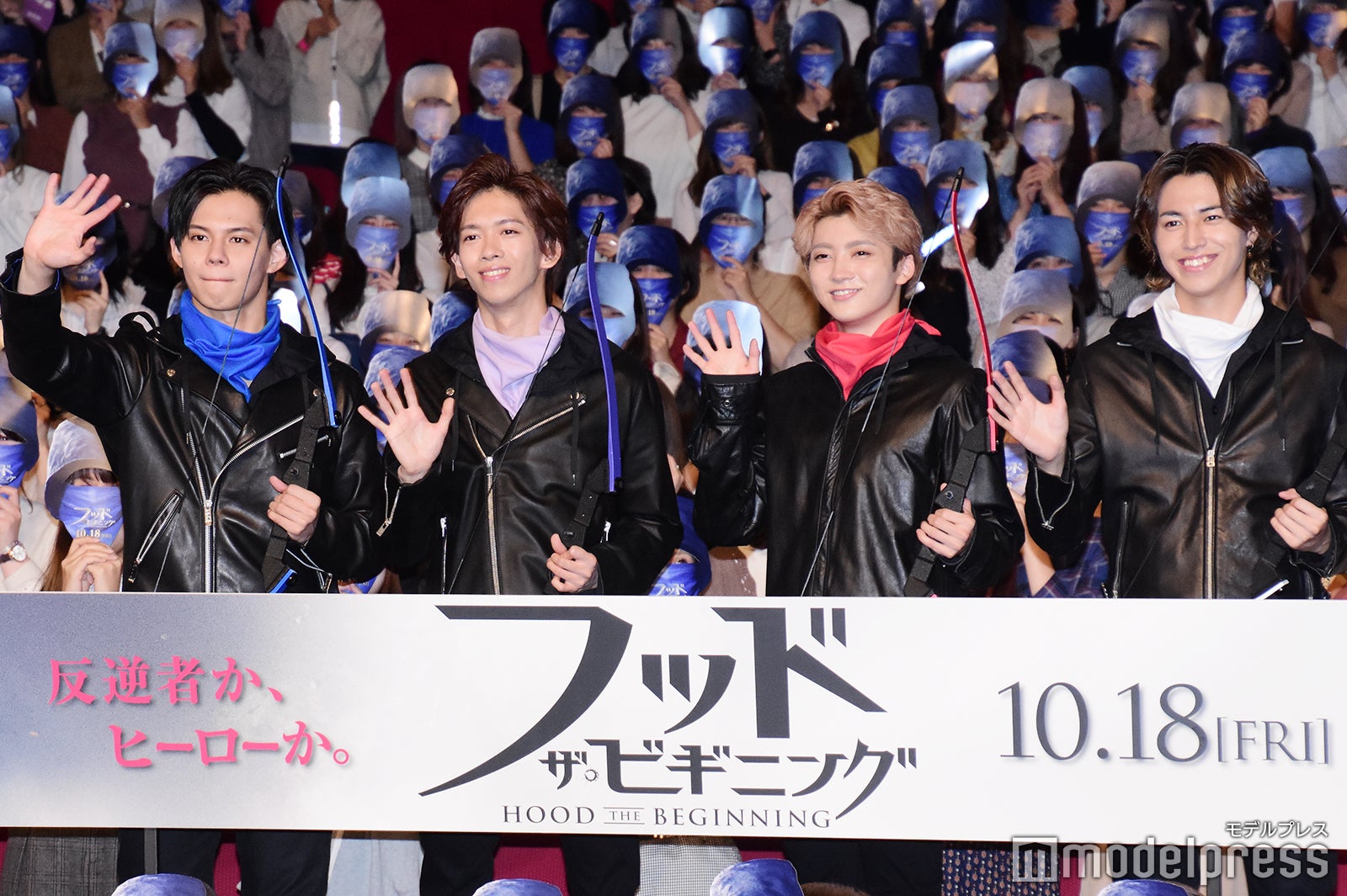 超特急（左から：カイ、リョウガ、ユーキ、タカシ）（C）モデルプレス