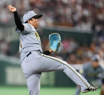 阪神 村上が14試合連続QS達成！8回3安打1失点の好投 虎キラーのダルベックに被弾も最少失点でエースの仕事