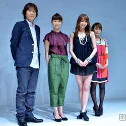 左から:Every Little Thing(伊藤一朗、持田香織)、香里奈、清川あさみ