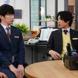 （左から）田中圭、金子大地／「おっさんずラブ」第3話より（C）テレビ朝日