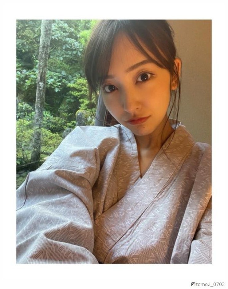 板野友美、温泉での浴衣ショット公開「似合っていて美しい」「色っぽくて素敵」と反響