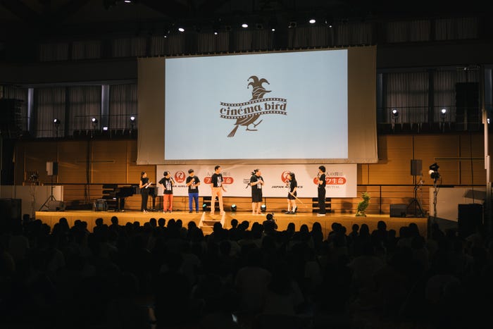 「cinema bird in 愛媛・西予」出演者トーク(提供写真)