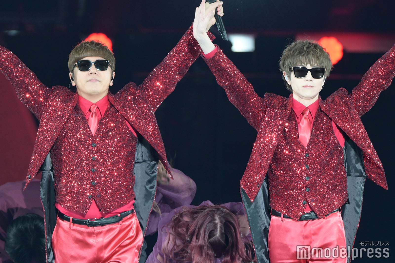 「YouTube Fanfest Japan 2023（ユーチューブ ファンフェス）」のオープニングに登場したHIKAKIN、SEIKIN（C）モデルプレス