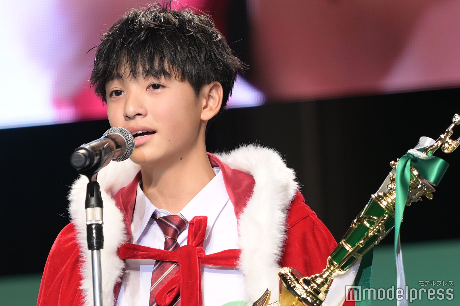 「男子中学生ミスターコン2023」初代グランプリに輝いた「竹内琉斗」くん（C）モデルプレス