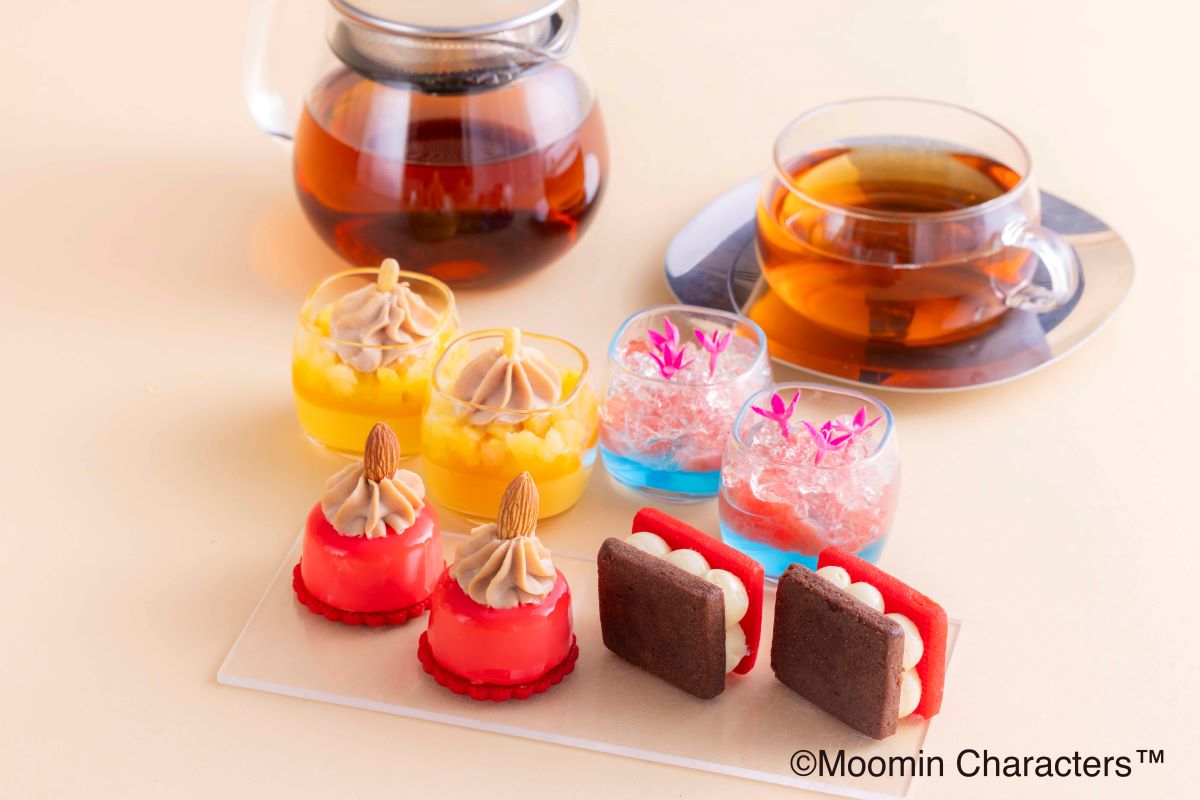 「リトルミイのアフタヌーンティー」スイーツメニュー（一部）／提供画像