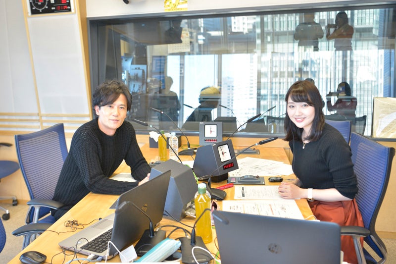 稲垣吾郎、西川文野アナウンサー／提供写真