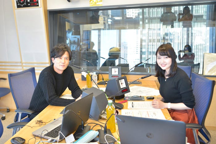 稲垣吾郎、西川文野アナウンサー/提供写真