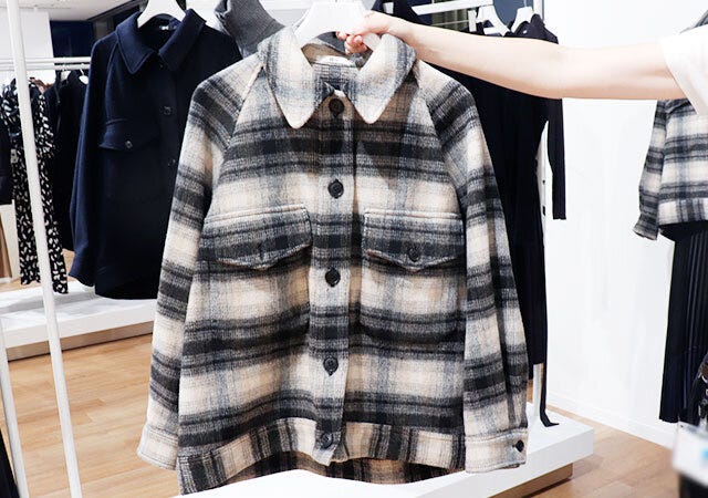 ユニクロ：シー　シャツジャケット