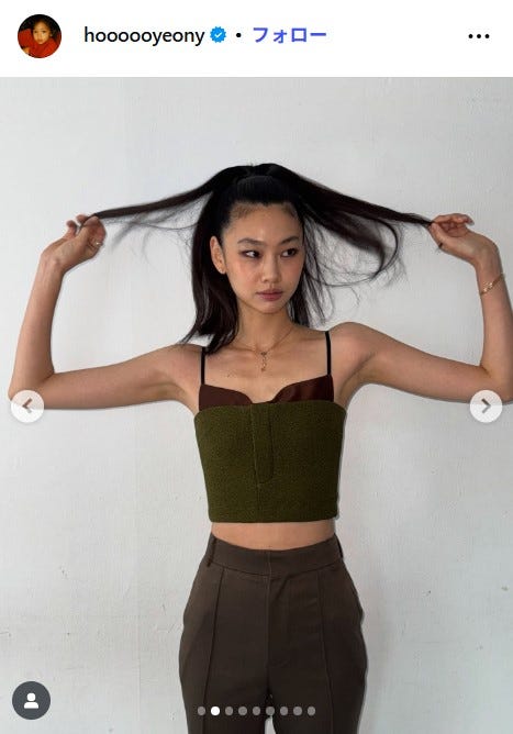 チョン・ホヨン公式Instagramより