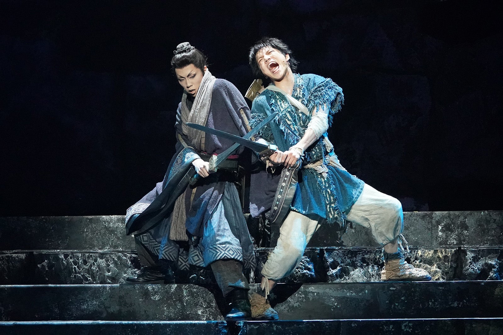 三浦宏規ら／舞台「キングダム」ゲネプロより（提供写真）