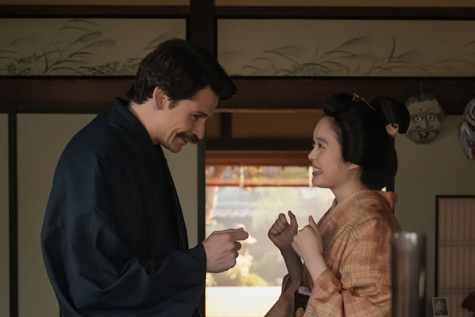 トミー・バストウ、高石あかり「ばけばけ」第83話（C）NHK