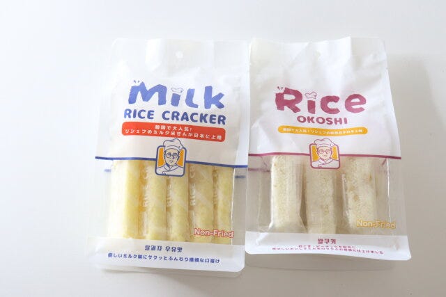 ライスクラッカー　ライスおこし　パッケージ